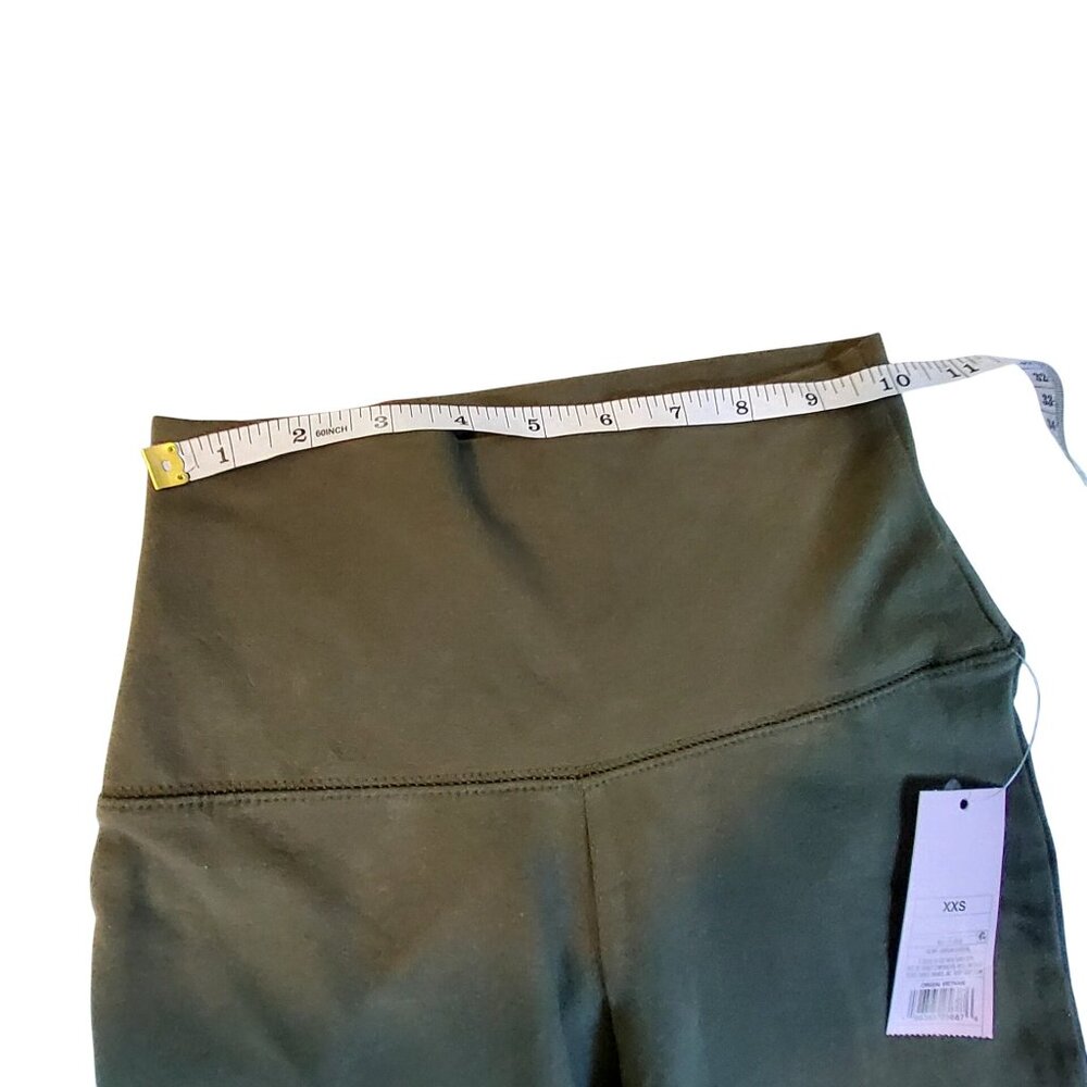 Wild Fable Olive Green  Flare cut for added style Pants XXS Cotton Spandex Blend - Picture 4 of 8